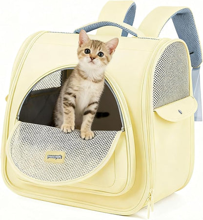 Cat Carrier Backpack, Large Space Animal Carrier Backpacks by Vinqki
