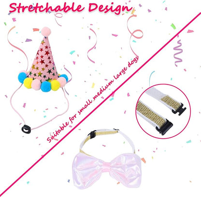 Happy Girl Dog Puppy Doggy Pet Birthday Burthday Party Supplies Hat Bandana - Image 3