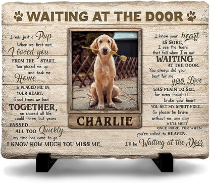 Personalized Dog Memorial Stone Plaque by KILYHOME
