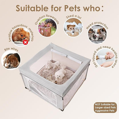EHEYCIGA 42x42x26 Inches Puppy Playpen - Image 4