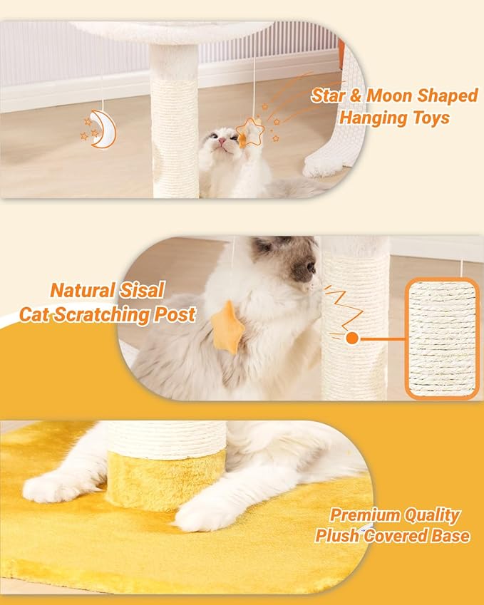 Happi N Pets 28" Tall Cat Scratching Post - Image 3