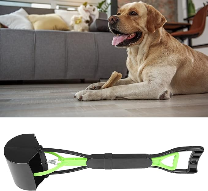 Pet Pooper Scooper, Long Handle Folding Poop Scoop, Stable Jaw Scoop Easy - Image 3