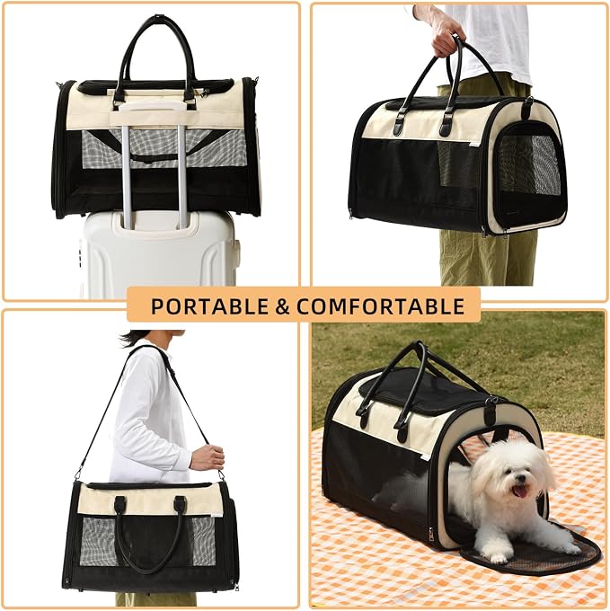 PET MARVEL Cat Carrier Soft Sided Large - Image 6