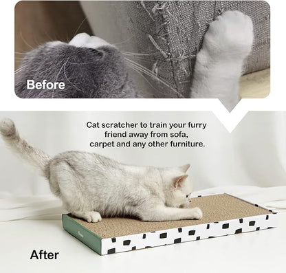 PAWSFANS Cat Scratcher Cardboard Scratch Pad - Image 4