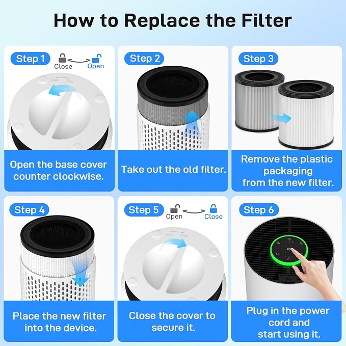 Air Purifiers for Home Bedroom Up to 1250 Ft² - Image 9
