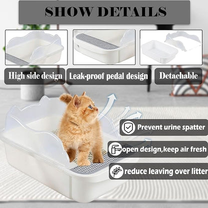 kathson Open Cat Litter Box - Image 3