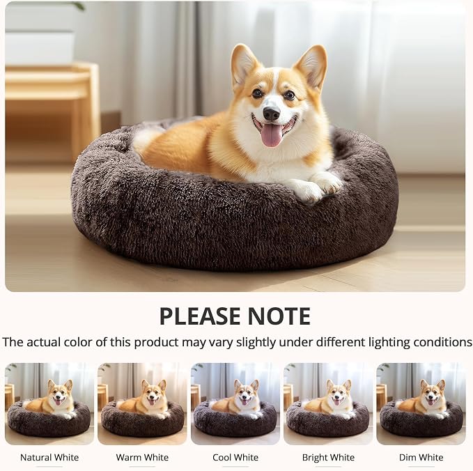JOLLYVOGUE Calming Dog Bed for Small Dogs - Image 6