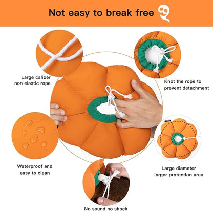 Cat Cone Collar, Cute Waterproof Recovery Collar, Anti-Bite Lick Wound Healing - Image 3