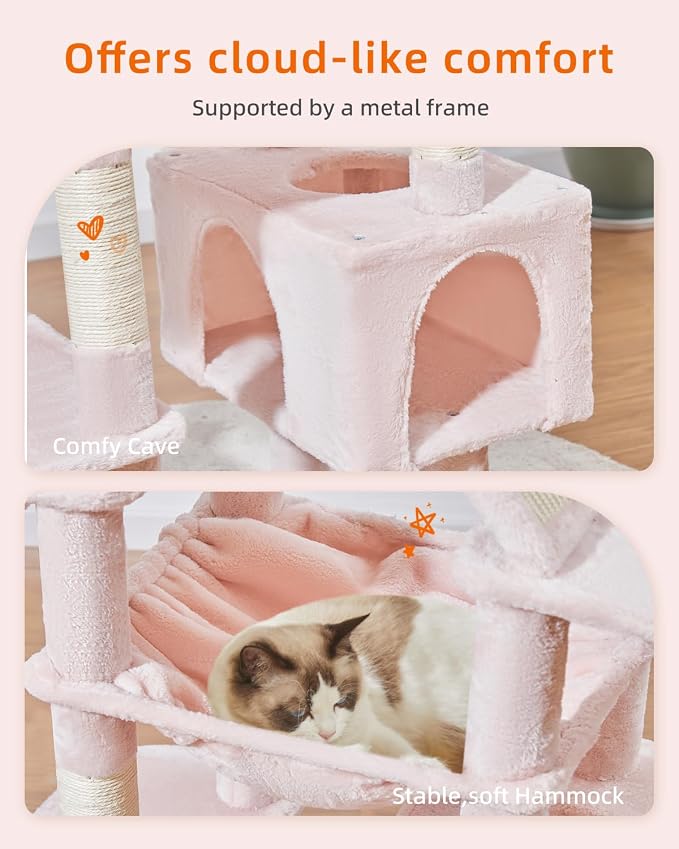 Taoqimiao Cat Tree 71-Inch, Cat Tower - Image 6