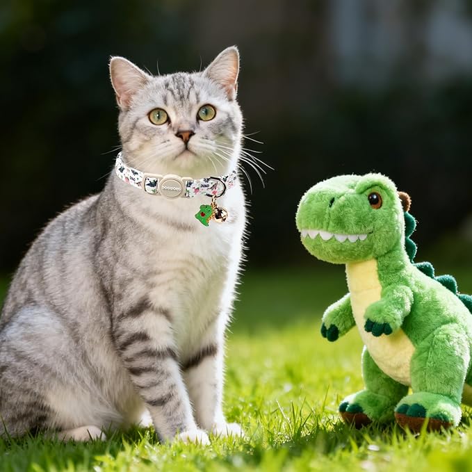 2 Pack Dinosaur Cat Collars Breakaway - Image 6