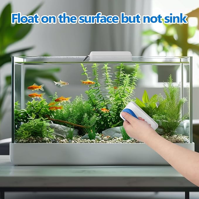 AQQA Aquarium Magnet Glass Cleaner, Dolphin Series-Fish Tank Algae Scraper - Image 3