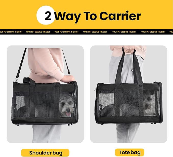Dog Carrier Soft Sided, Large Cat Carrier - Image 6