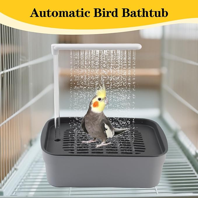 Automatic Parakeet Bath, Parrot Shower Fountain - Image 6