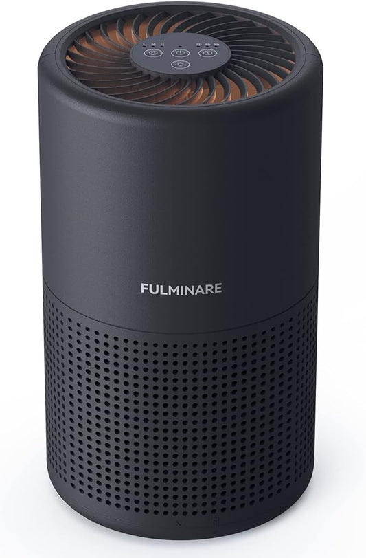 Air Purifiers for Bedroom, FULMINARE H13 True HEPA Air Filter, Quiet Air Cleaner by PureAirPowerfulSound