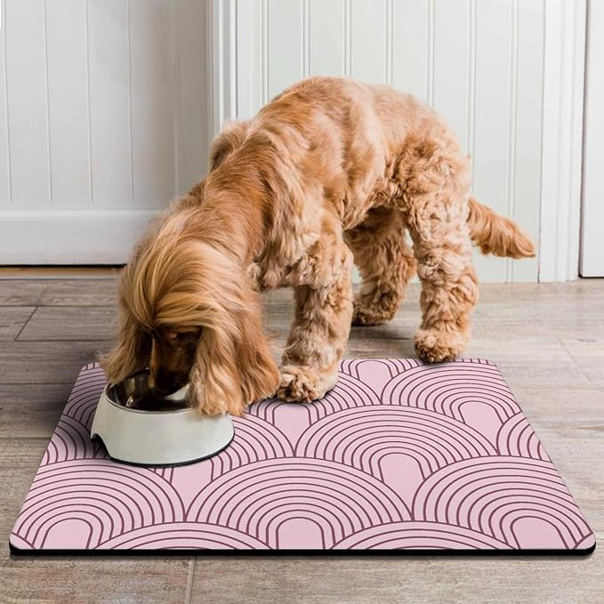 Dog Food Mats for Floors Absorbent, Pet Cat Food Mat - Image 6