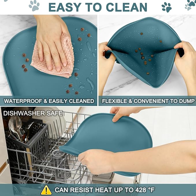 Small Silicone Pet Food Mat - Image 6