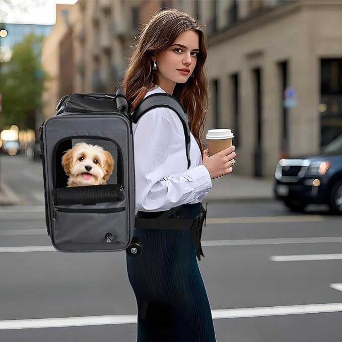 EliteField Deluxe Backpack Pet Carrier, Travel Soft-Sided Carrier Bag - Image 2