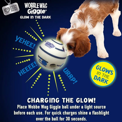 Wobble Wag Giggle & Glow | Rolling Enrichment Toy - Image 6