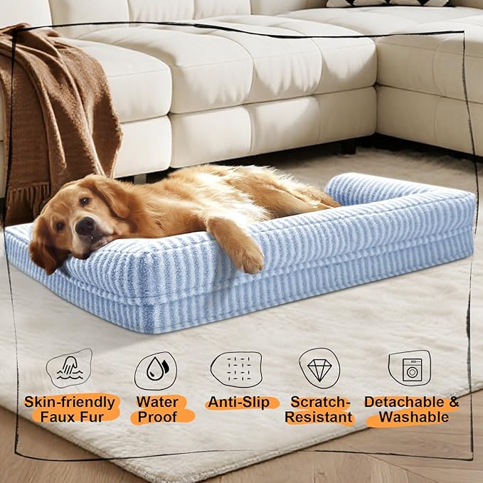 Dog Bed Medium Size Dog-Orthopedic Waterproof Bed - Image 6