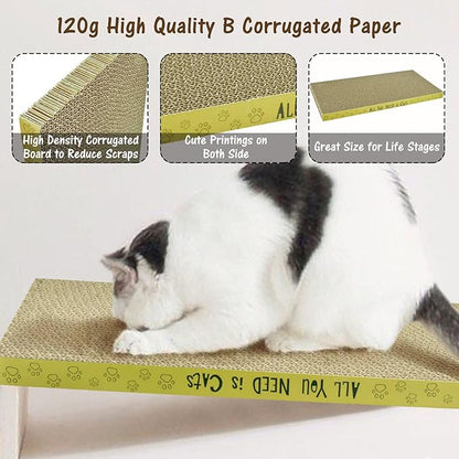 AccEncyc Cardboard Cat Scratcher Pads Cat Scratching Board - Image 3