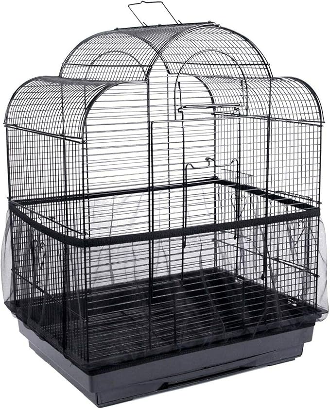 Universal Bird Cage Seed Catcher, Seed Catcher Guard Net Cover, Parrot Nylon - Image 7