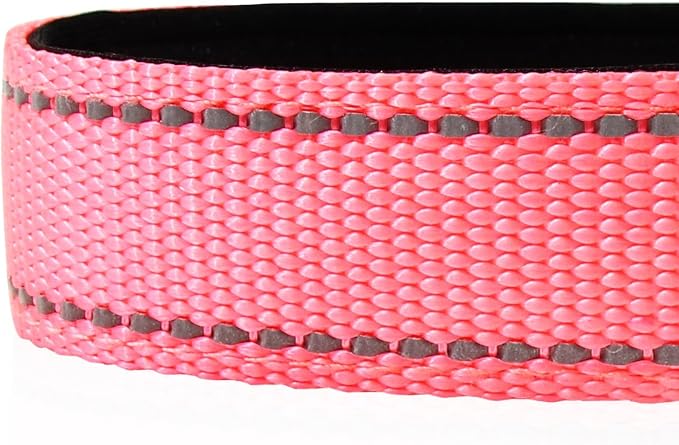 Joytale Reflective Dog Collar, Soft Neoprene Padded, Metal D-Ring, Nylon Pet - Image 4