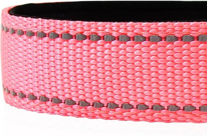 Joytale Reflective Dog Collar, Soft Neoprene Padded, Metal D-Ring, Nylon Pet - Image 4
