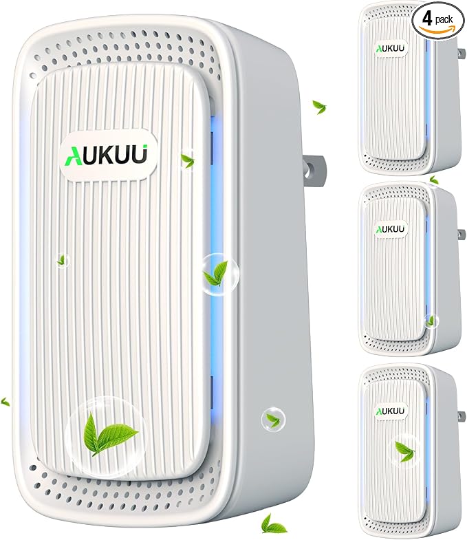Air Ionizers (4 Pack）- Plug In Negative Ion Air Purifiers by AUKUU