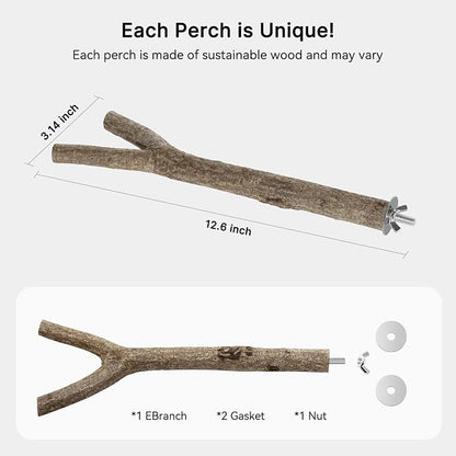 Niteangel Natural Wooden Perches - Image 2