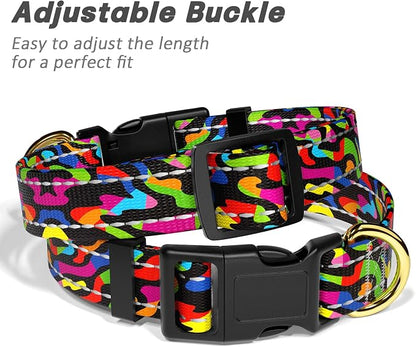 Reflective Dog Collar for Extra Small Dogs, Cute Boho Adjustable Heavy-Duty - Image 6
