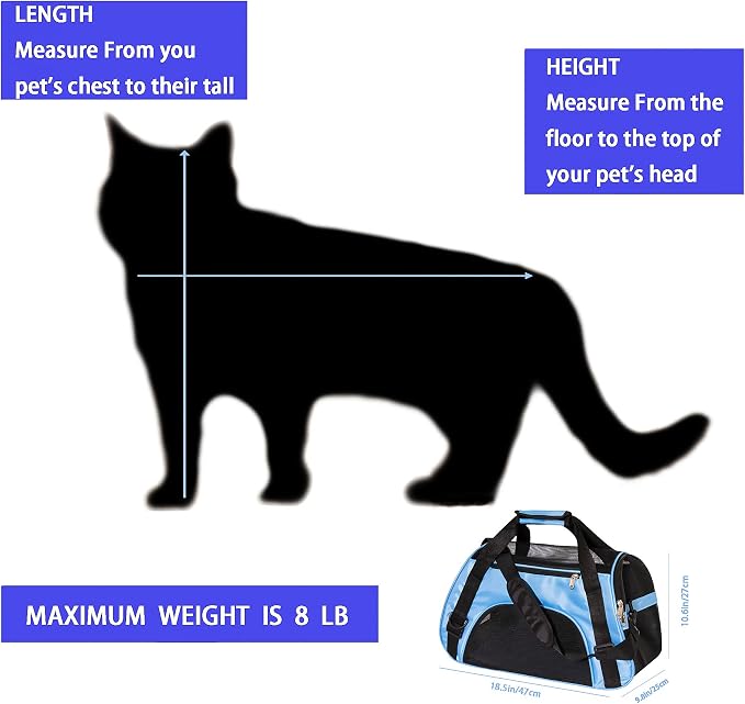 Pet Carrier Cat Cattier Soft-Sided Carriers - Image 6
