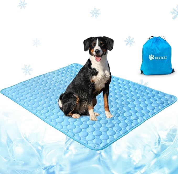 Dog Cooling Mat for Dogs, Pet Cooling Pad Bed for Dog Easy Washable for All by NXDZI
