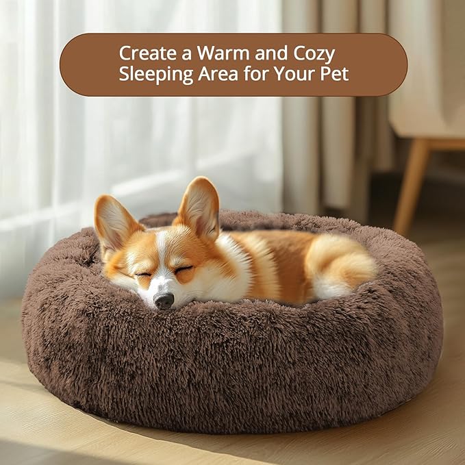 JOLLYVOGUE Calming Small Dog & Cat Bed - Image 4