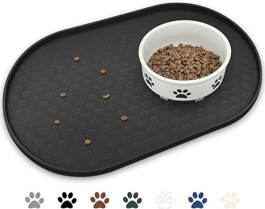 KPWACD Pet Feeding Mat for Dogs and Cats, Silicone Dog Placemat Non-Slip by KPWACD