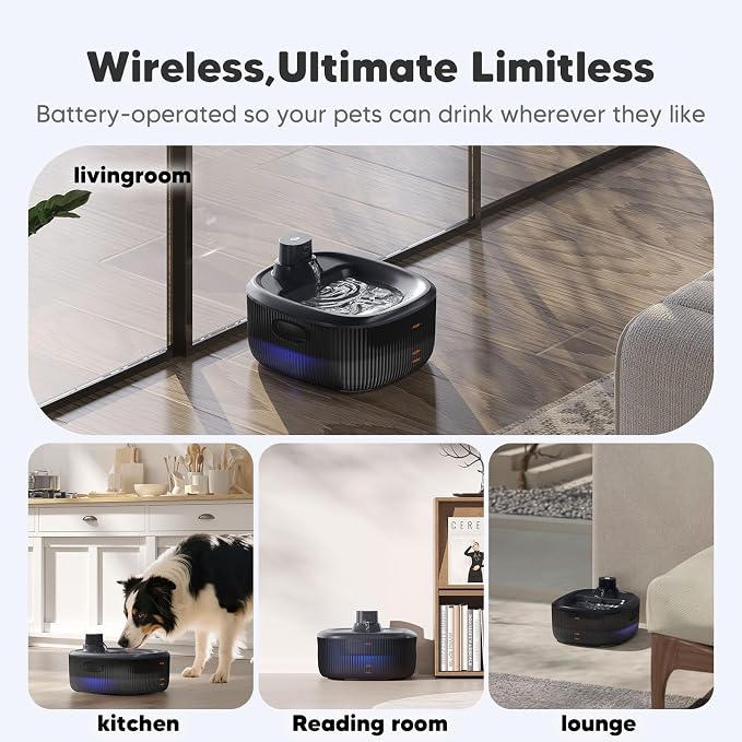 WOPET Wireless Dog Water Fountain - Image 2