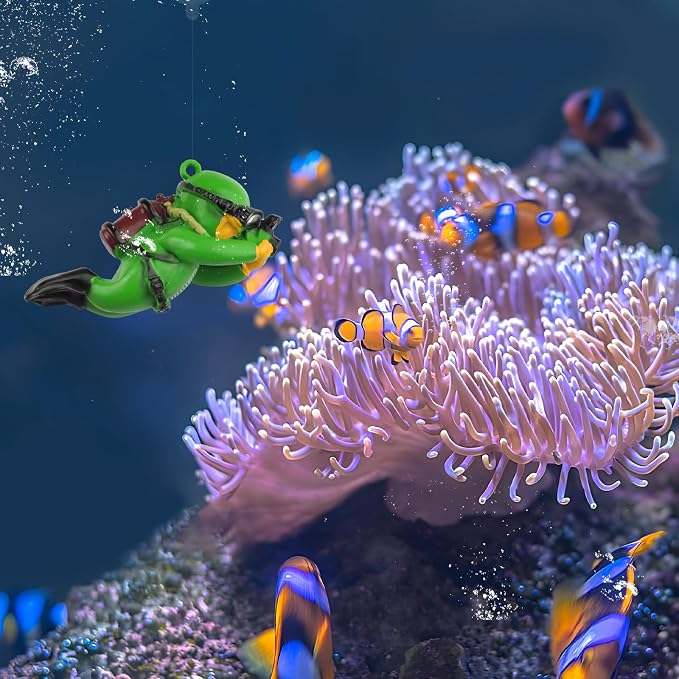 onesimcr Floating Fish Tank Decorations, Aquarium Decorations, Lovely Diver - Image 4