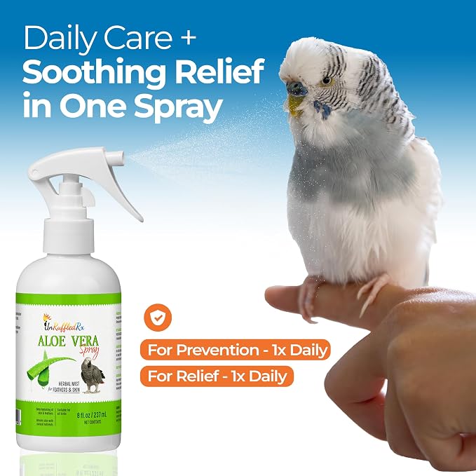 UnRuffledRx Aloe Vera Bird Spray - Image 8