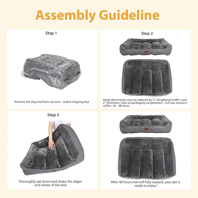 Orthopedic Dog Bed for Extra Large Dogs - Image 4