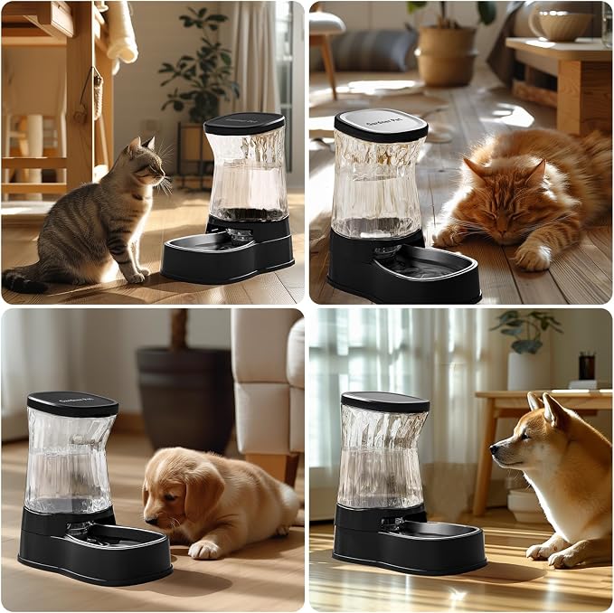 Gardner Pet Automatic Dog Water Dispenser Gravity Stainless Steel Water Waterer - Image 5