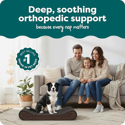 Furhaven Orthopedic Dog Bed for Large/Medium Dogs w/ Removable Washable Cover - Image 2