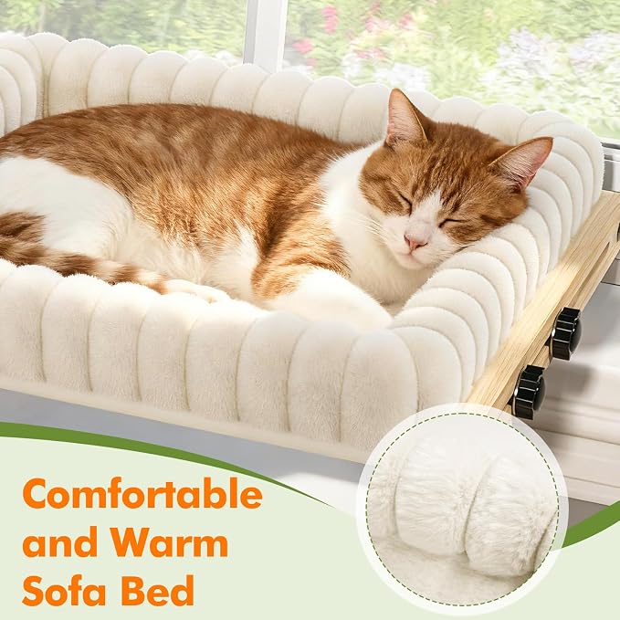 Cat Perch for Window XiaZ Cats Hammock Indoor Cat Bed for Window Adjustable - Image 2