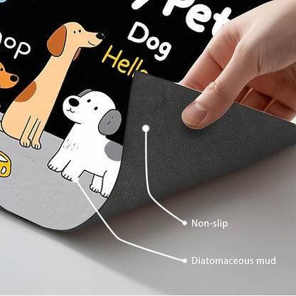 Funning My Pet Dog Pattern Dog Feeding Mat Pet Food Mat - Image 5