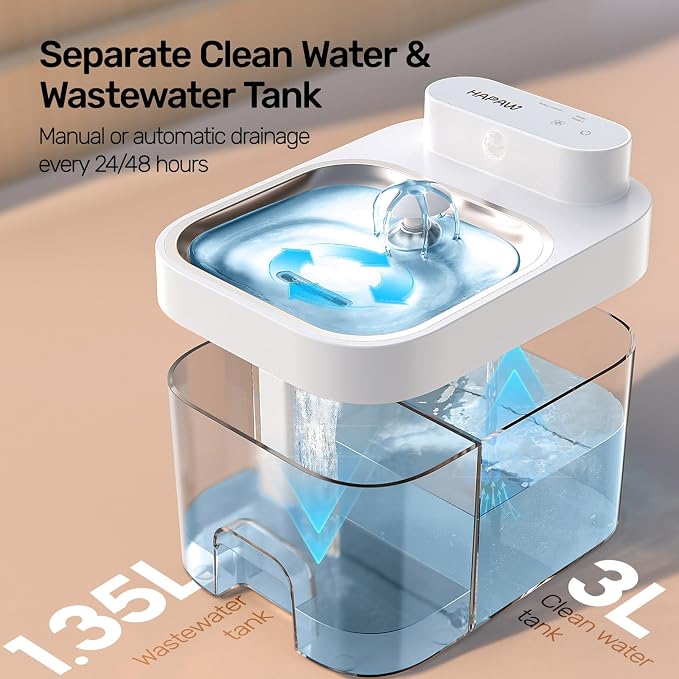 2026 Latest Cat Water Fountain, No Filter Cotton, App Monitoring Wastewater - Image 2