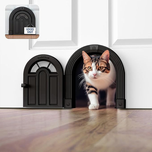 Purrfect Portal Meow Manor® Cat Door Interior Door by PurrfectPortal