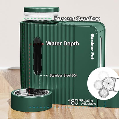 Gardner Pet Automatic Gravity Pet Feeder, 0.8 Gallons*2 Dog Feeder and Water - Image 5