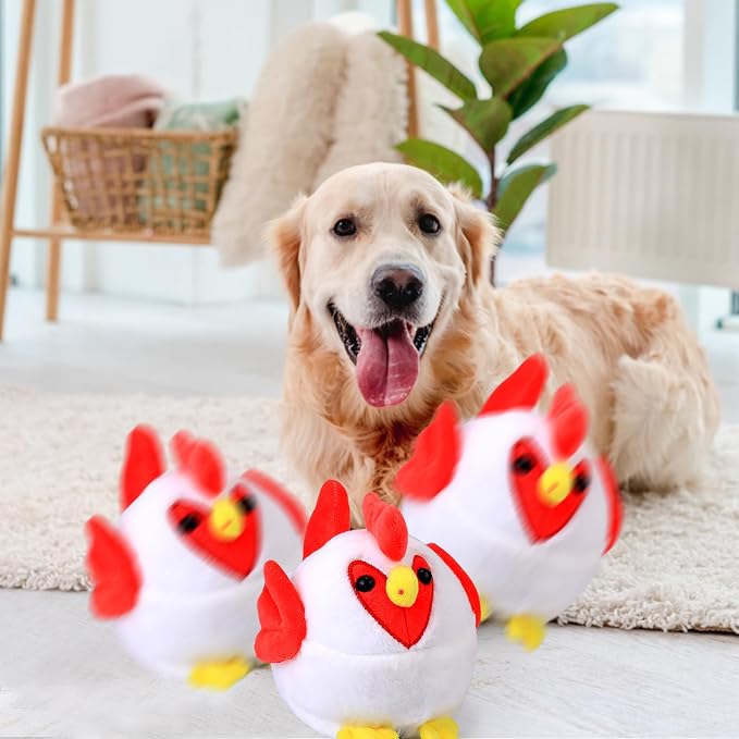 BABORUI Interactive Dog Toys Rooster, Jumping Squeaky Dog Toys - Image 7