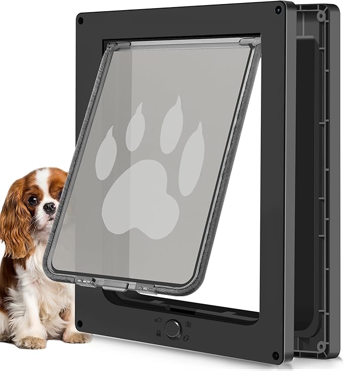 CEESC Dog Door for Pets Up to 20lb, Weatherproof Pet Door for Cats and Dogs by CEESC