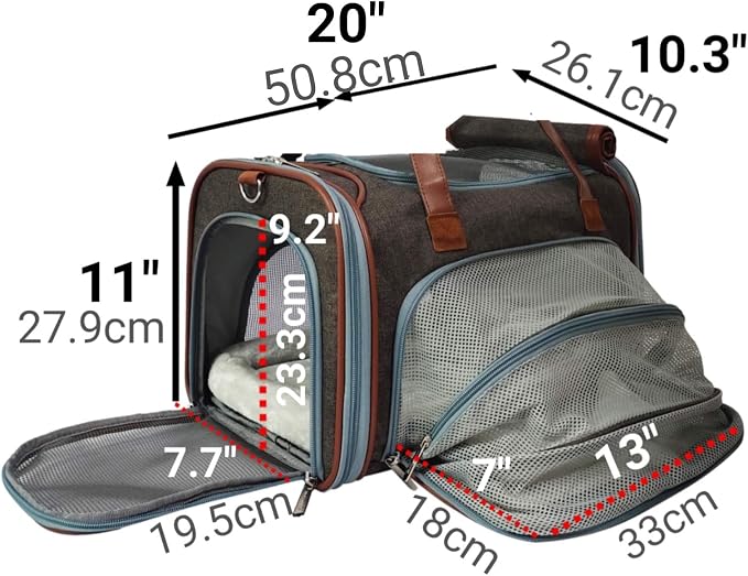 Mr. Peanut's Gold Series Big Apple XL Expandable Pet Carrier V3.0 - Image 2