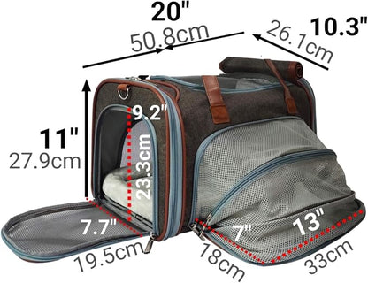 Mr. Peanut's Gold Series Big Apple XL Expandable Pet Carrier V3.0 - Image 2