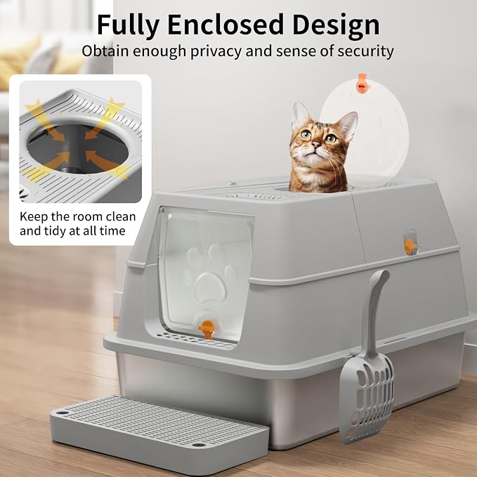 Stainless Steel Cat Litter Box - Image 8